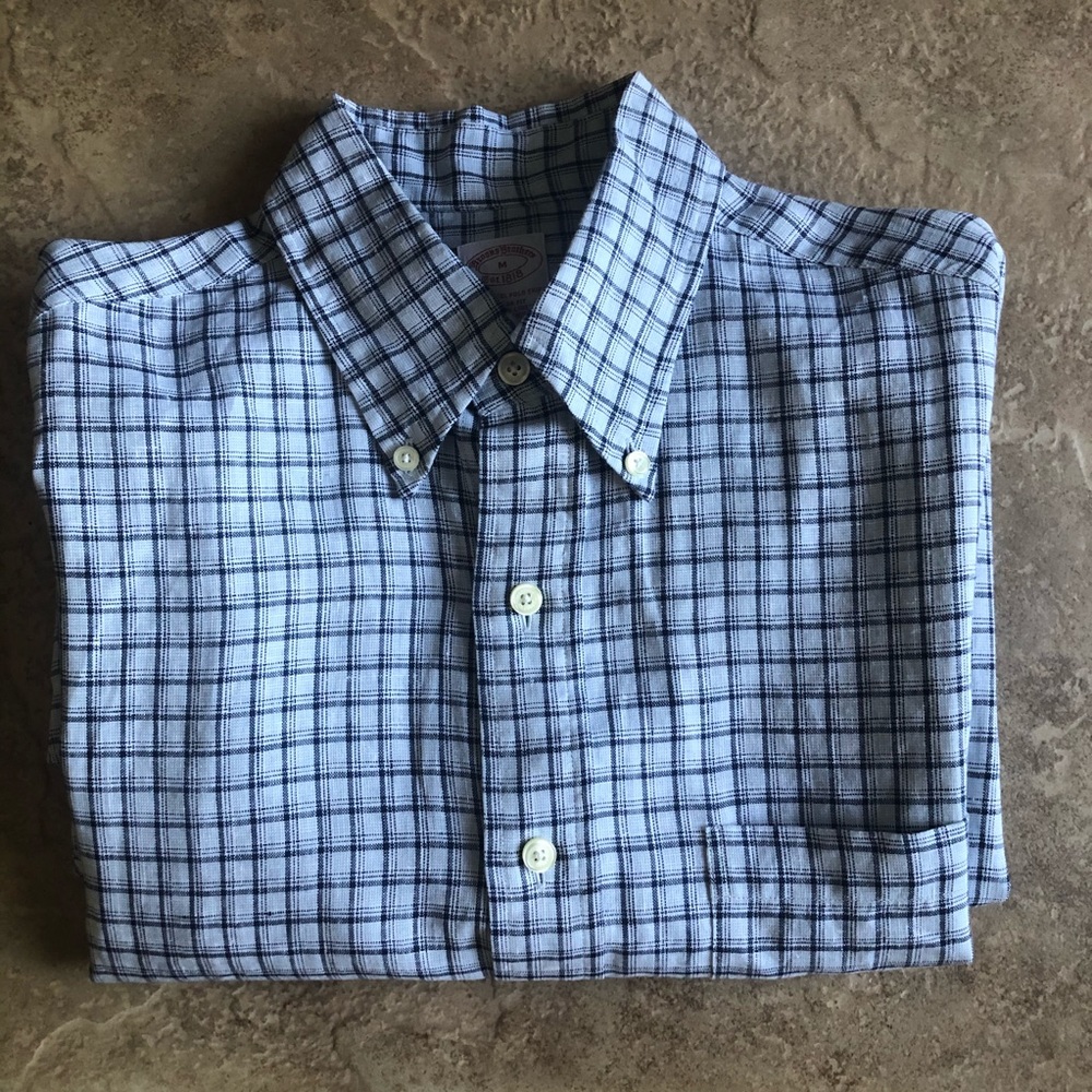 BROOKS BROTHERS Long sleeve Flax button up Sz M